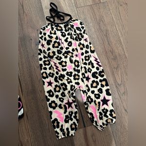 Pixie lane toddler jumpsuit 2/3 cheetah leopard print